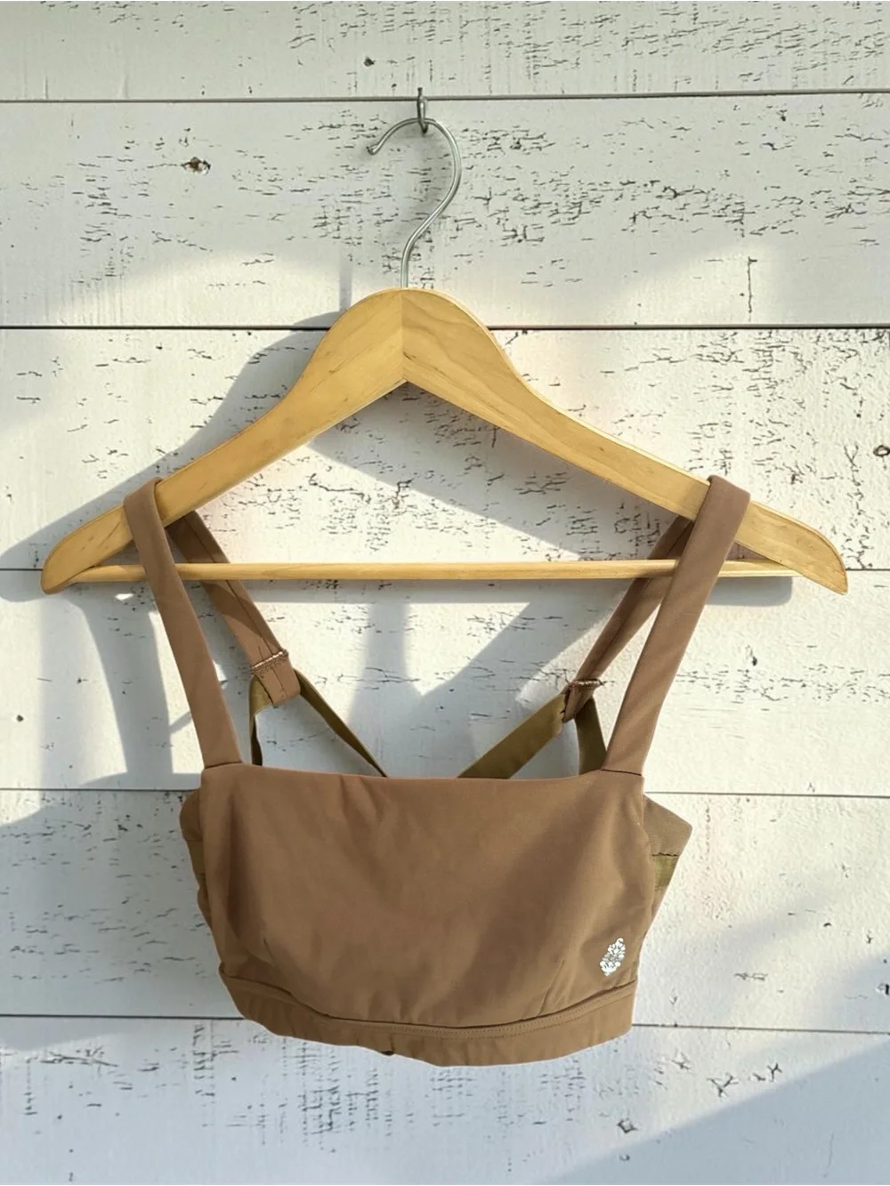 FP Movement by Free People Taupe Strappy Bralette